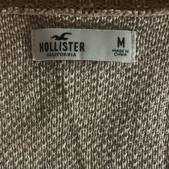 Hollister Sweater Vest, Brown button up - Picture 3 of 4